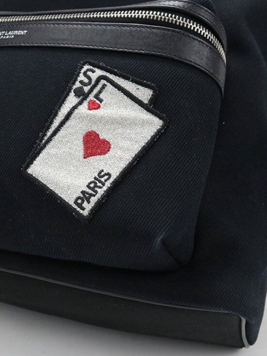 Saint Laurent Backpack Canvas Black main image 3